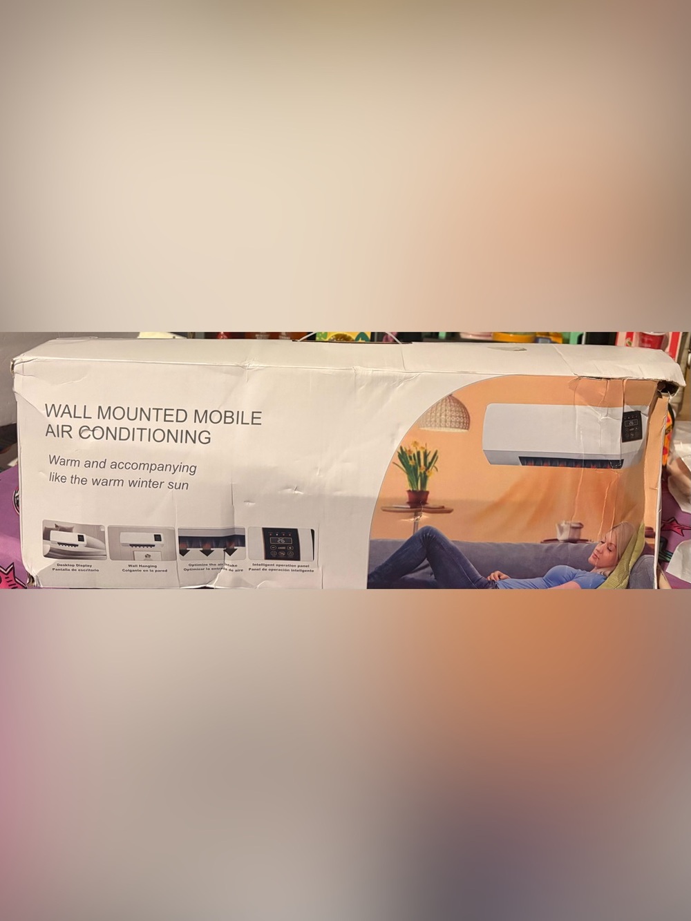 Wall Mounted Mobile Air Conditioning Unit - White